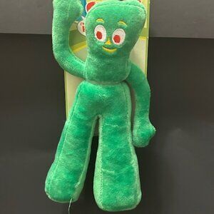 GUMBY Green Dog Plush Toy